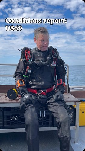 U869 visibility and conditions report. As we all know, wrecks change over time. This is a result of decay, currents, storms, ...