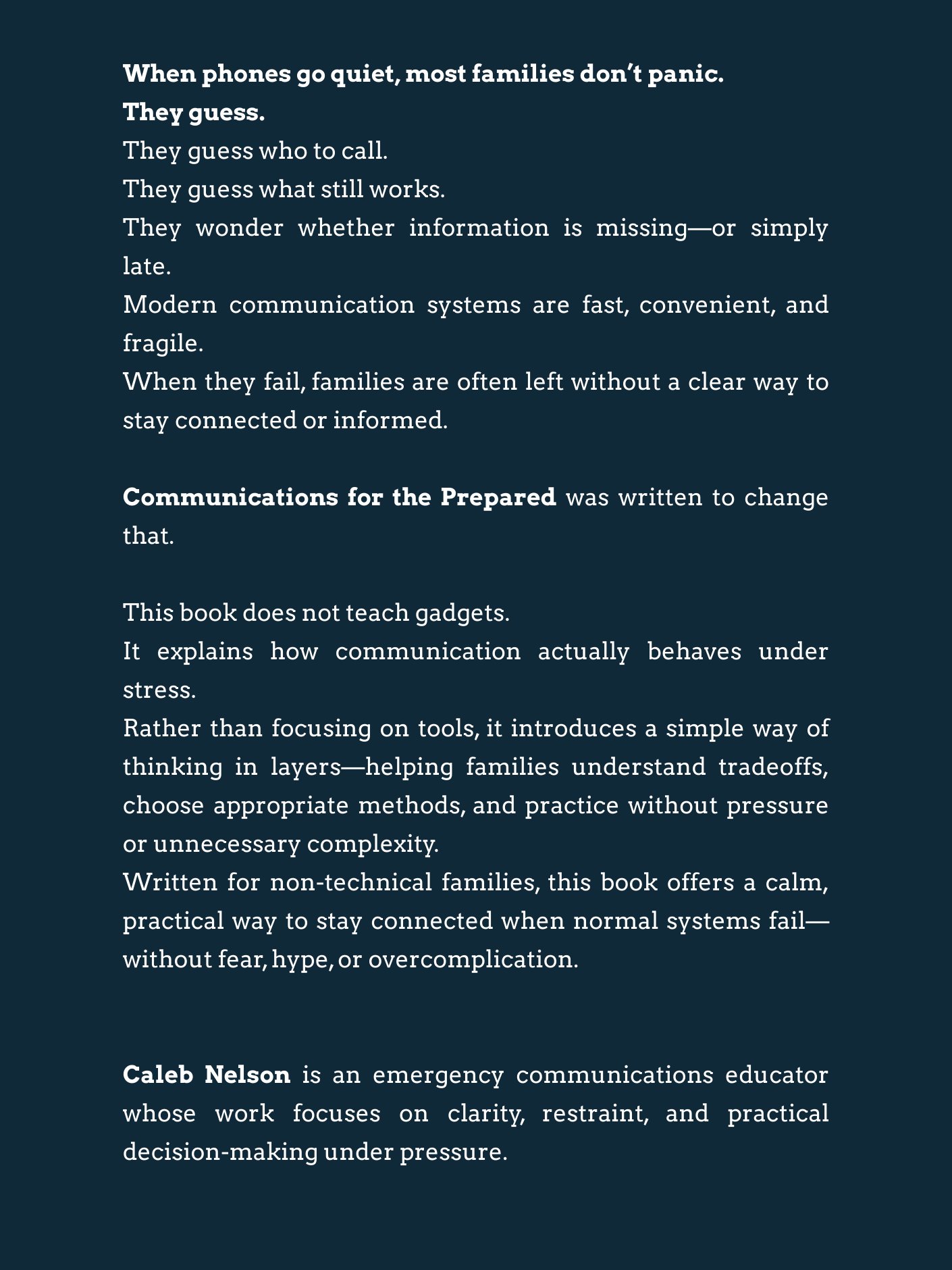 Communications for the Prepared product image (2)
