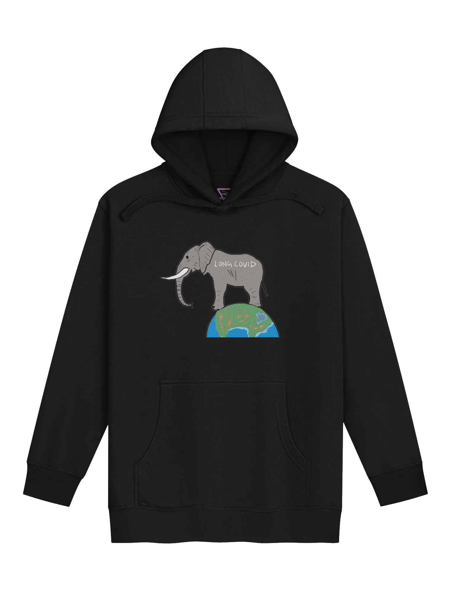 Elephant In The Room hoodie (Long Covid) product image (1)