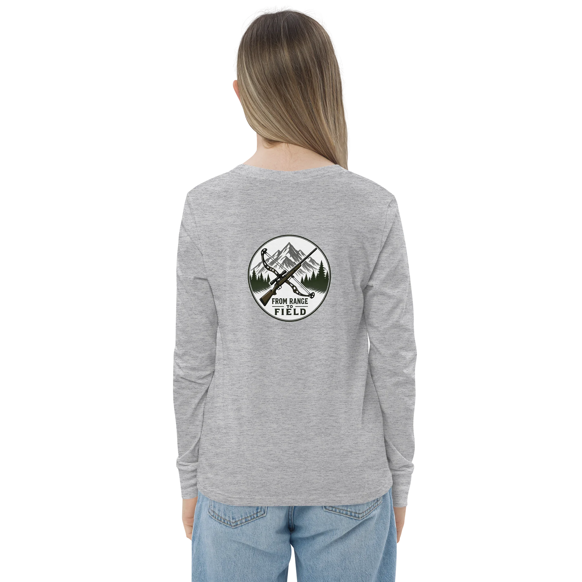 Elk I Think? Youth Long‑Sleeve Tee — From Range To Field product image (20)