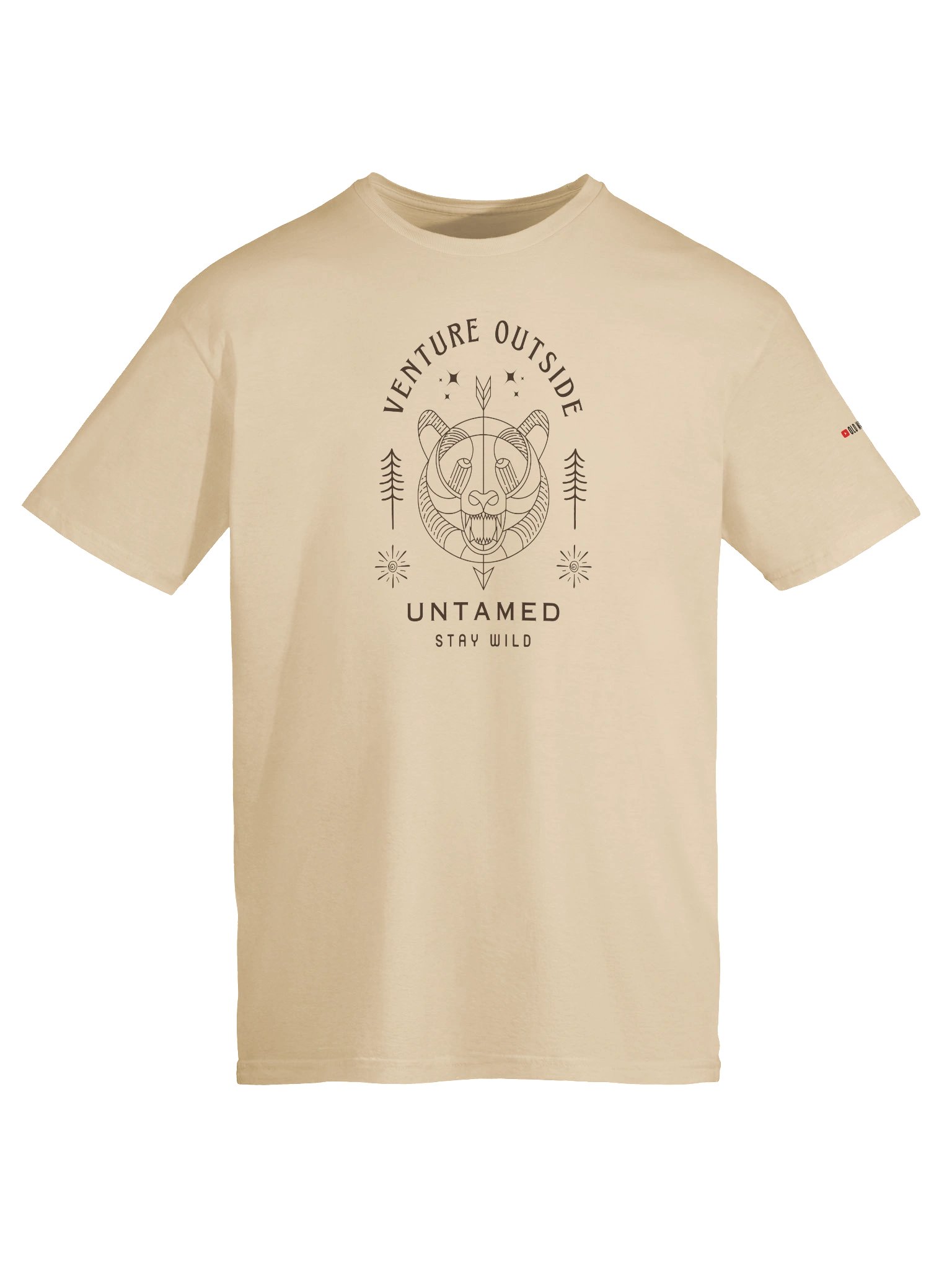 Venture Outside Brown Graphic Unisex Tee product image (17)