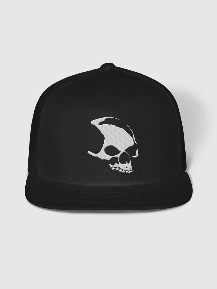 Armada Skull Yupoong Flat Black Snapback Cap product image (1)