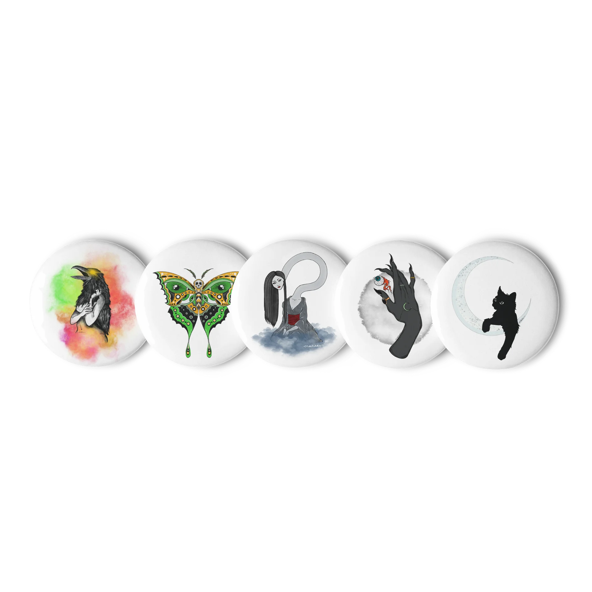 Spooky Pin Button Set 2 product image (1)