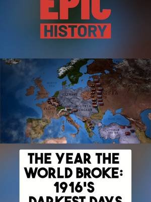 Summer 1916 was the deadliest season in human history. Hundreds of thousands died in the trenches during the simultaneous battles of Verdun and the Somme. Generals sent waves of soldiers to certain death for just a few miles of mud. This is what the darkest days of WW1 really looked like. Check out the full video at Epic History #WW1 #BattleOfVerdun #epichistory #WorldWarOne