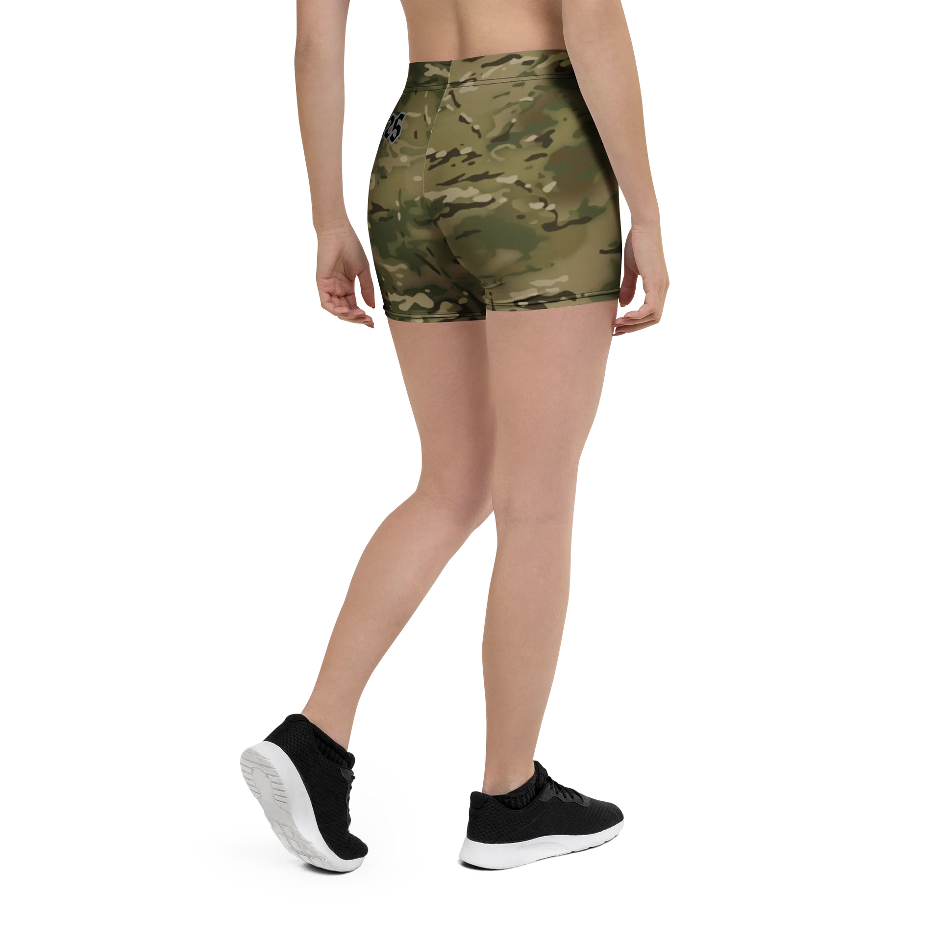 Faithful Camo: Proverb 3:25 Compression Shorts - Multicam product image (3)