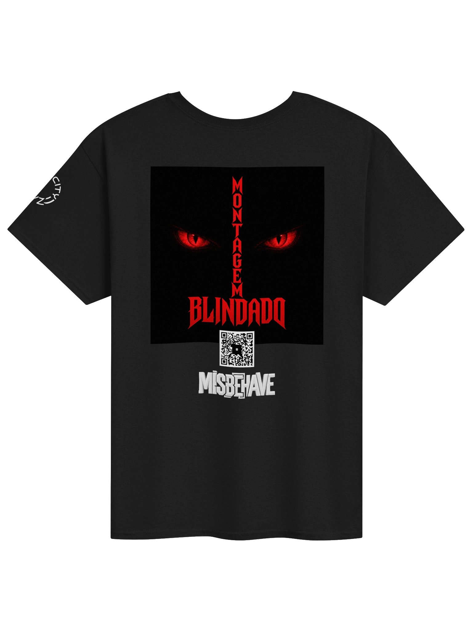 MONTAGEM BLINDADO Scan Tee - Dark Brazilian Montagem Art Shirt product image (1)