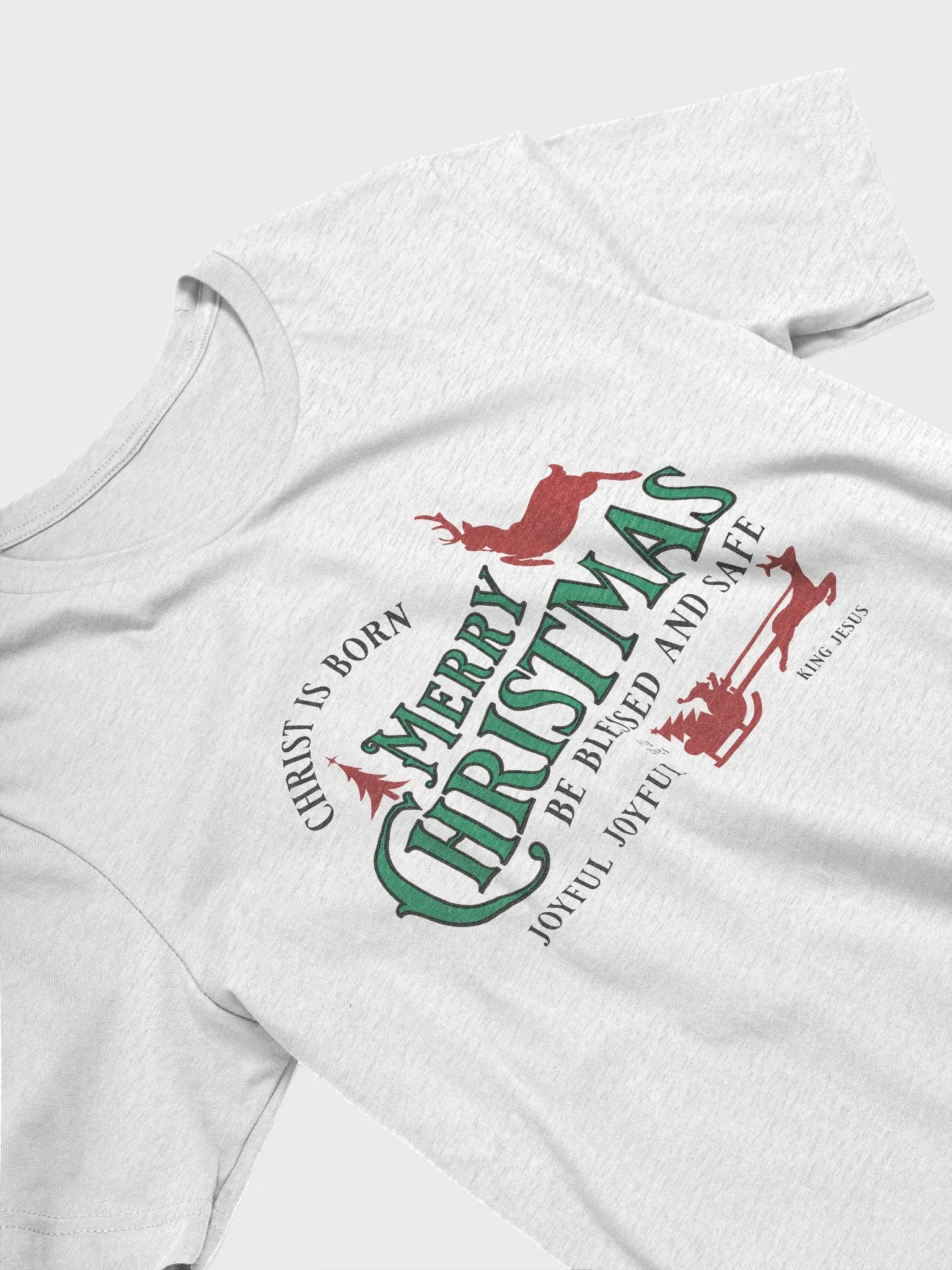 Christ is Born, Merry Christmas, Be Blessed and Safe T-Shirt product image (8)
