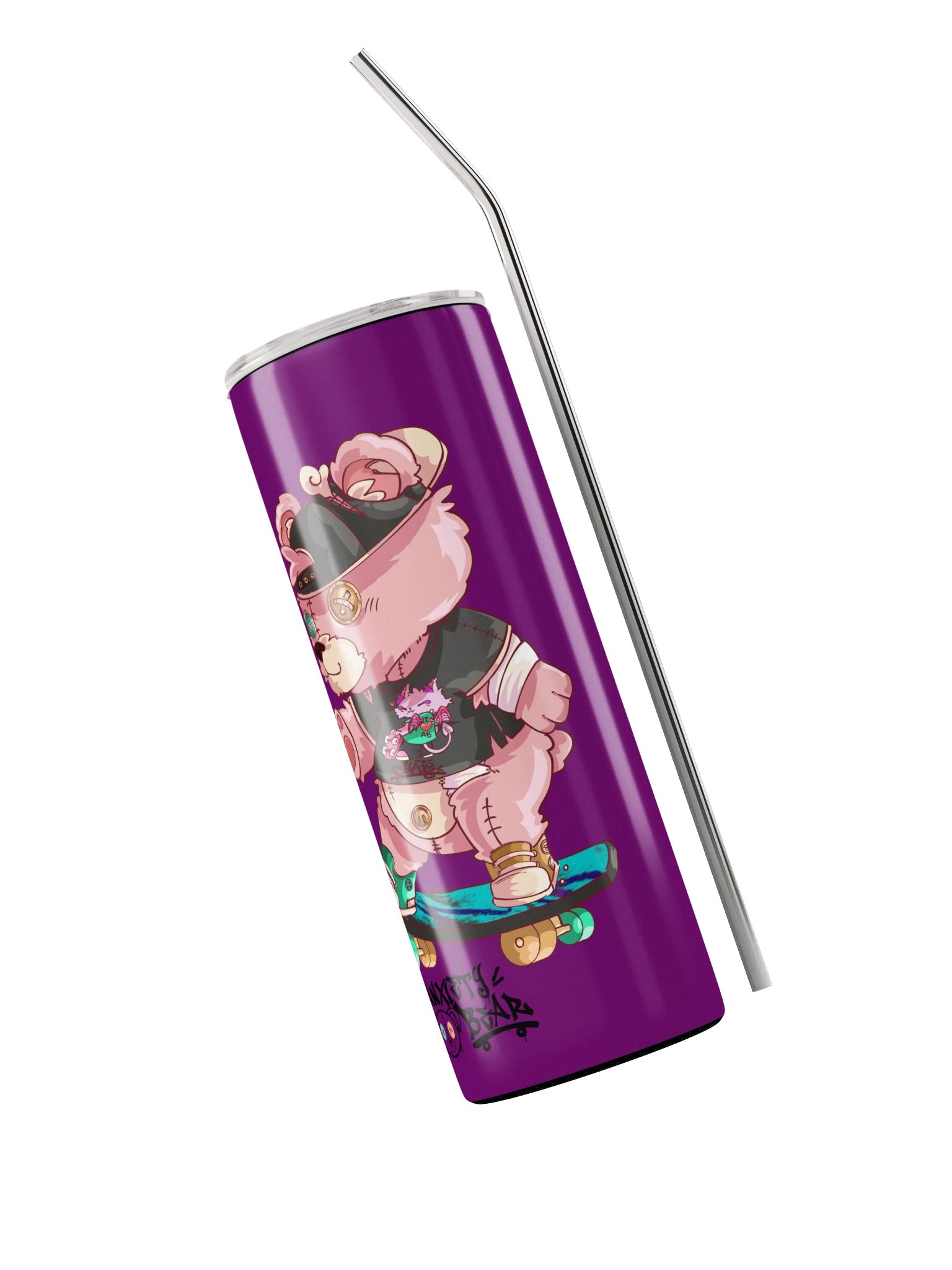 Anxiety Bear Skate Vibe Tumbler product image (6)