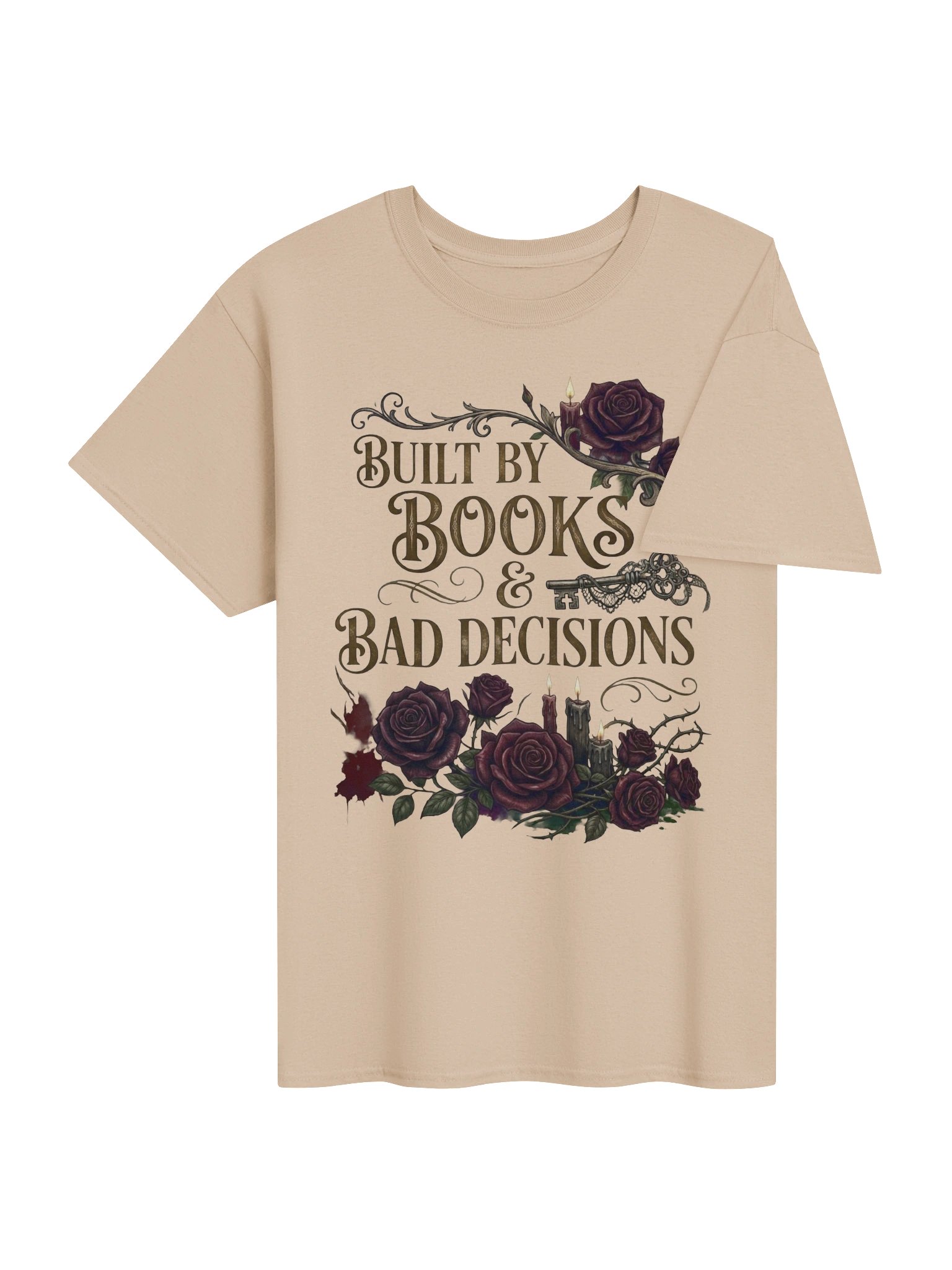 Built by Books and Bad Decisions Comfort Tee | Dark Romance & BookTok Merch product image (46)