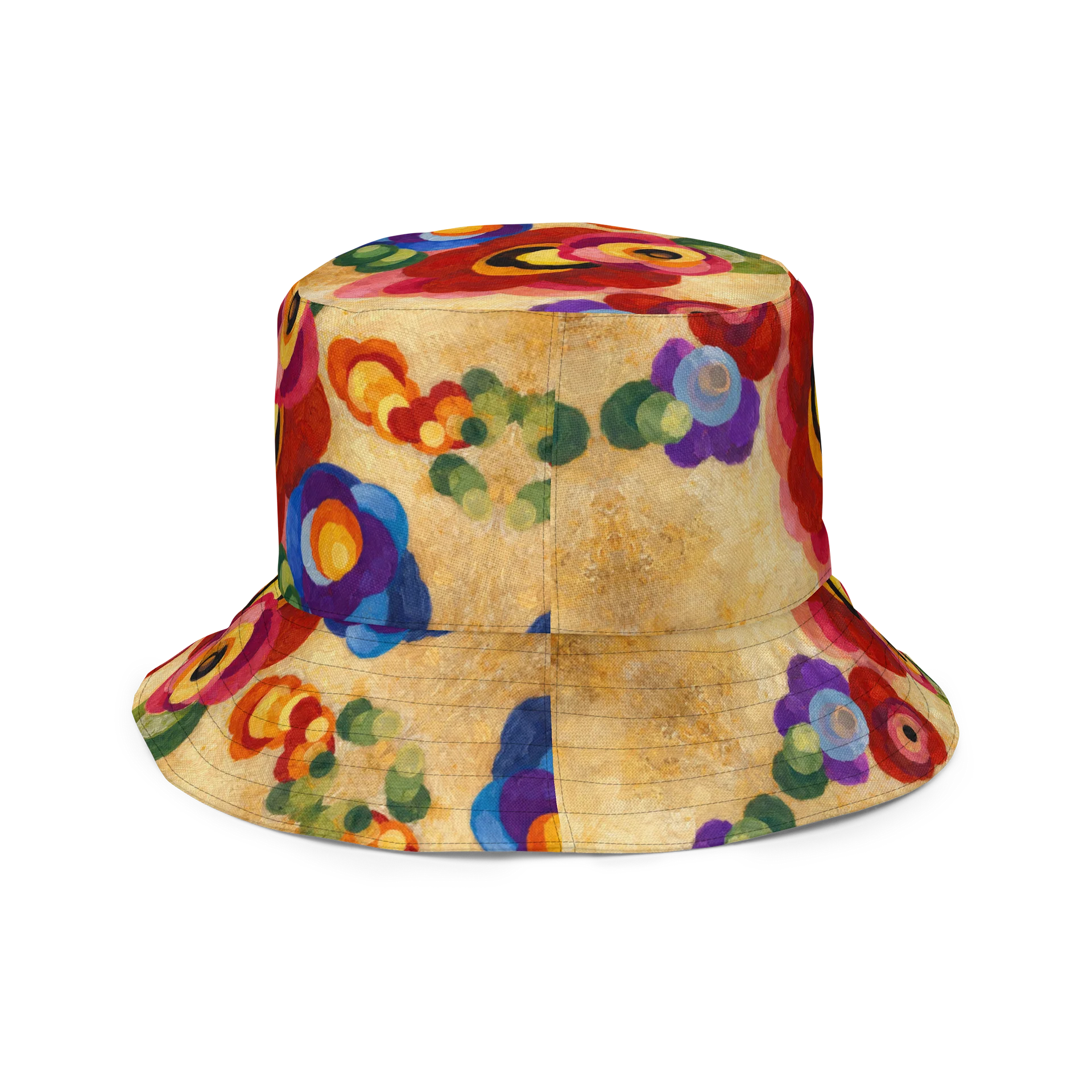 Radiant Cycles Floral Reversible Bucket Hat product image (4)