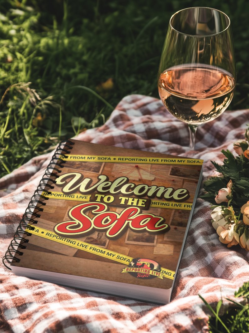 Welcome to the Sofa Crime Board Spiral Notebook product image (5)