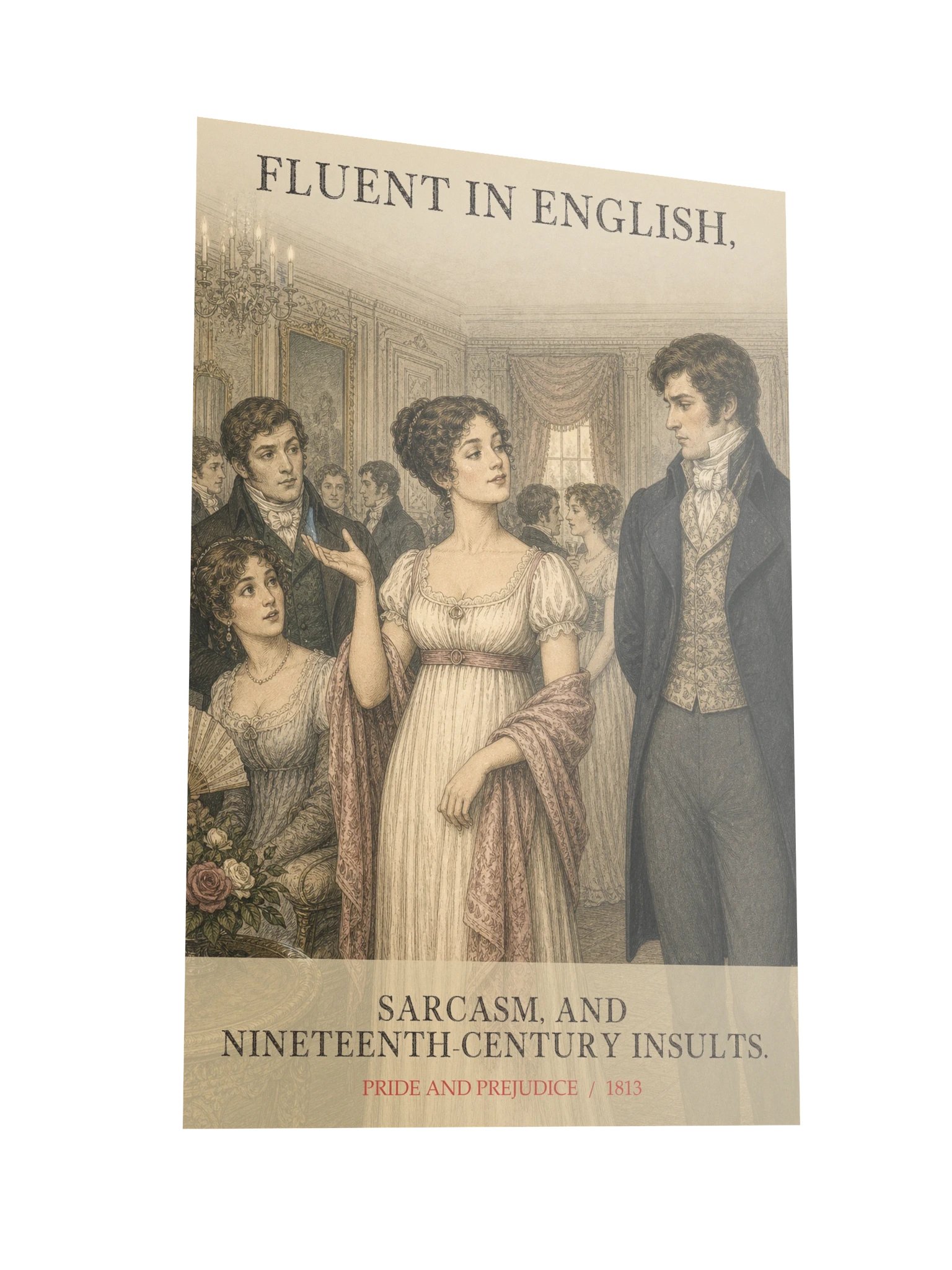 Fluent In Insults -- Pride and Prejudice Art Print product image (10)