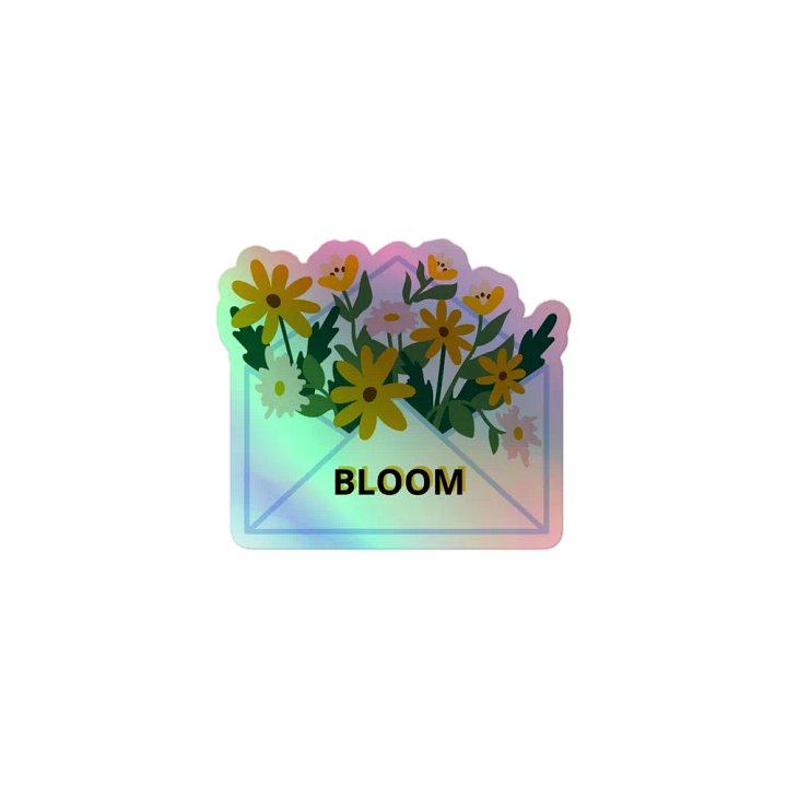 BLOOM Holographic Stickers product image (1)