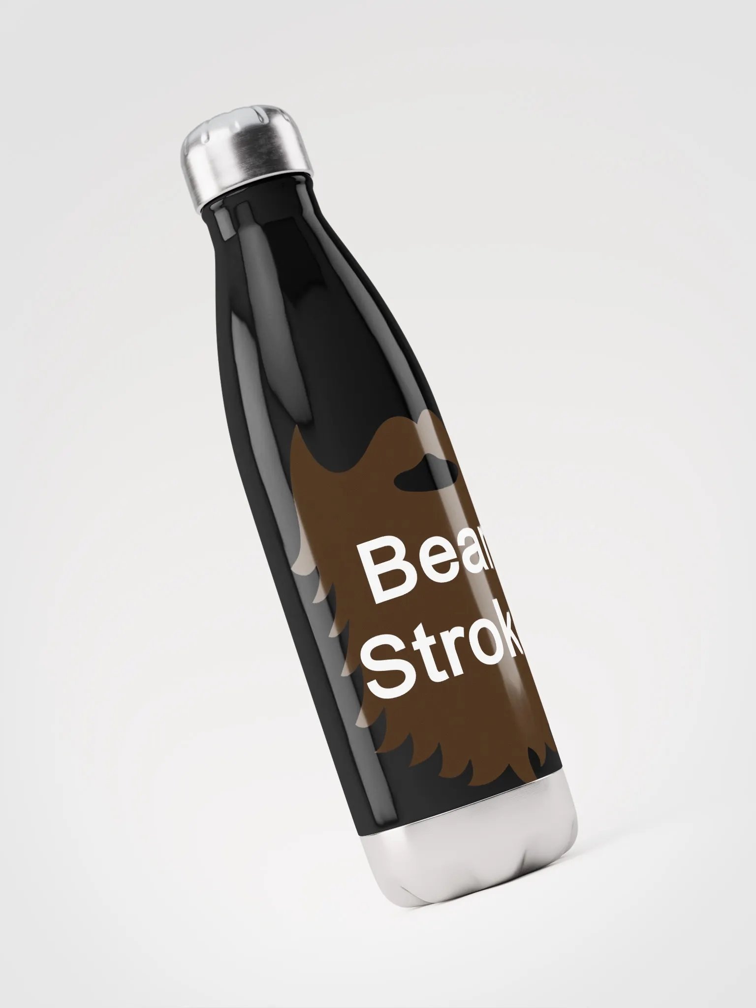Beard Strokes Stainless Steel Bottle product image (3)