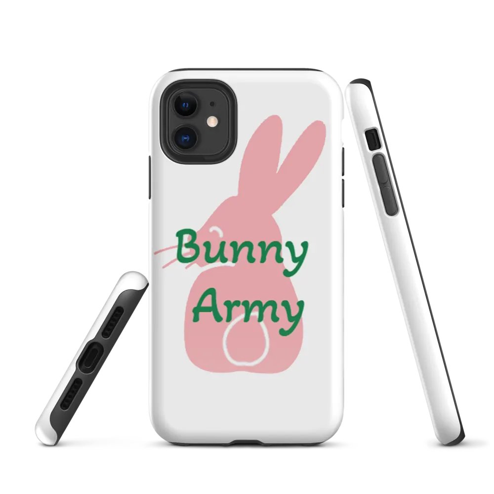 Bunny Army iPhone case product image (1)