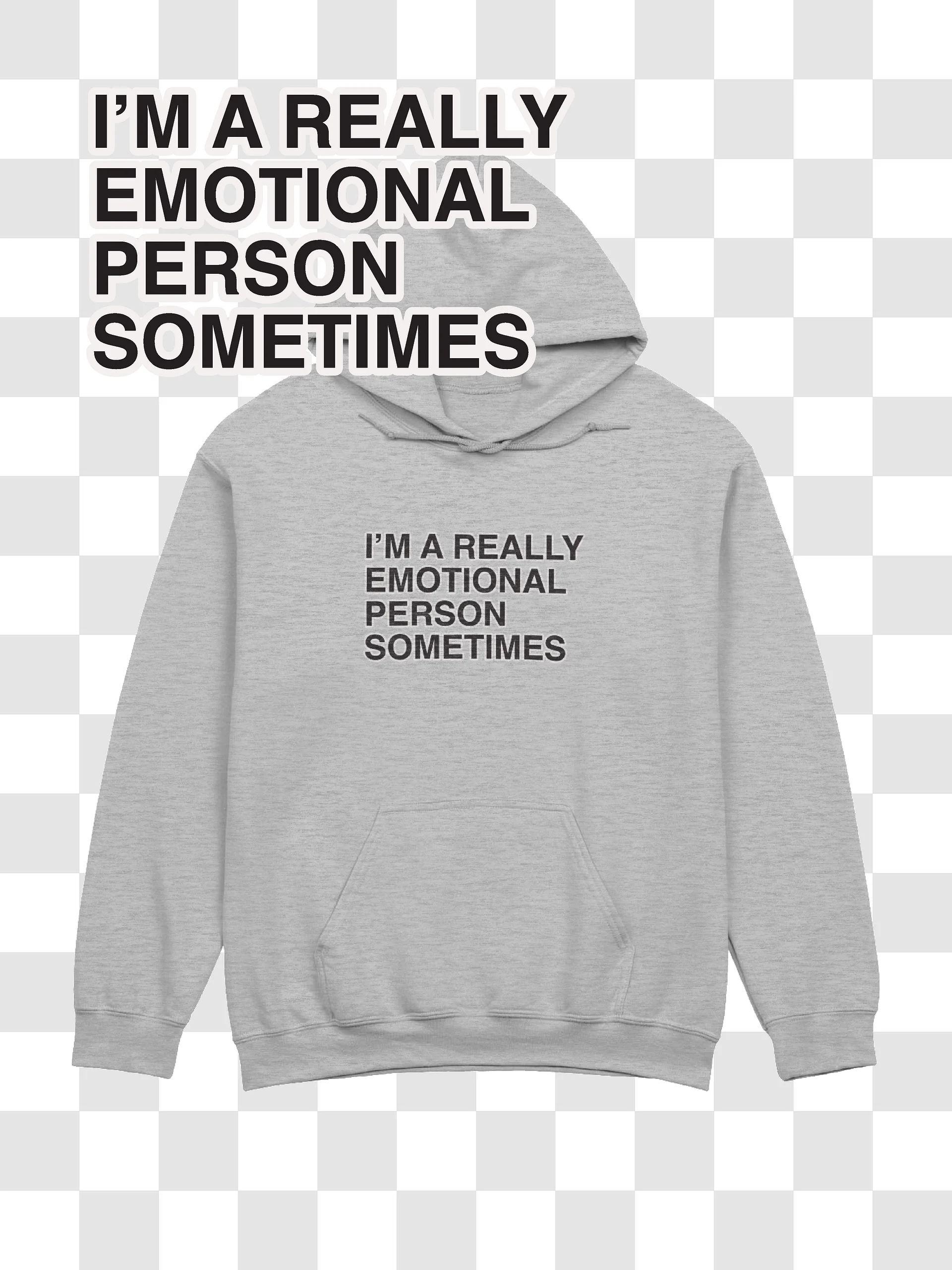 Emotional Person Hoodie product image (1)