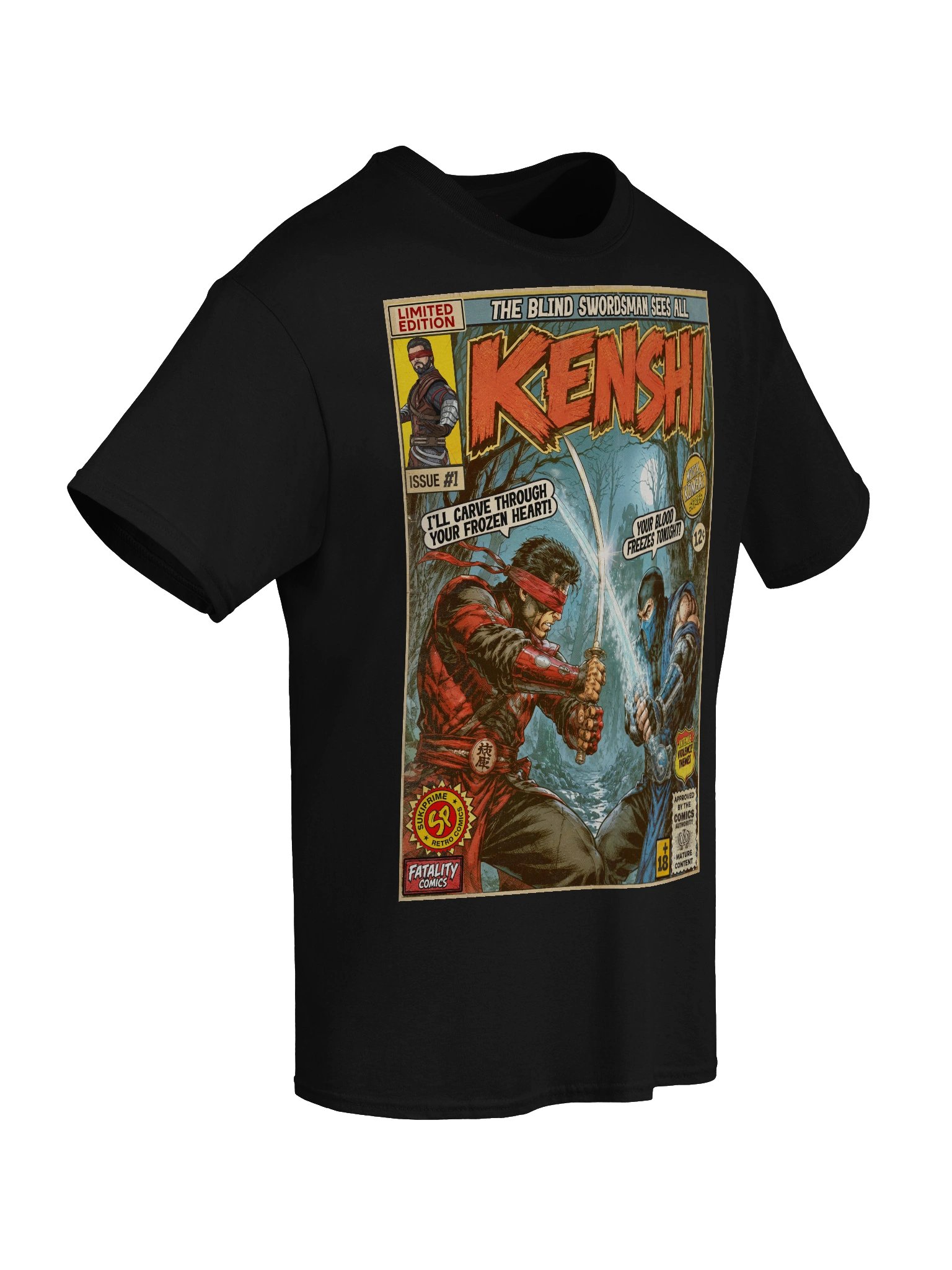 Mortal Kombat Kenshi Comic Art T-Shirt product image (6)