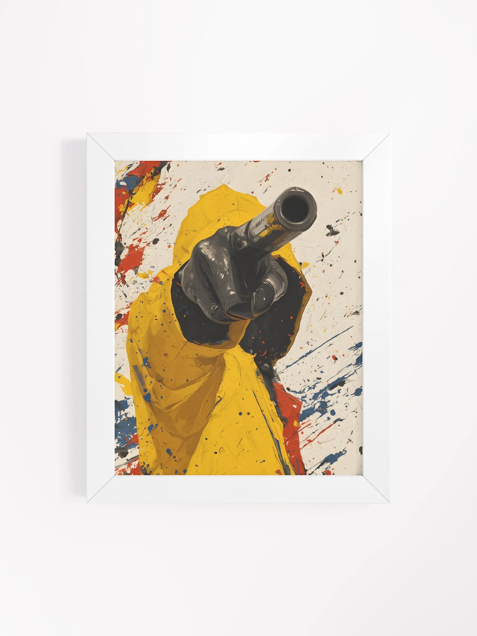 Framed wall art, titled 'Accusing can be the same as shooting' product image (15)