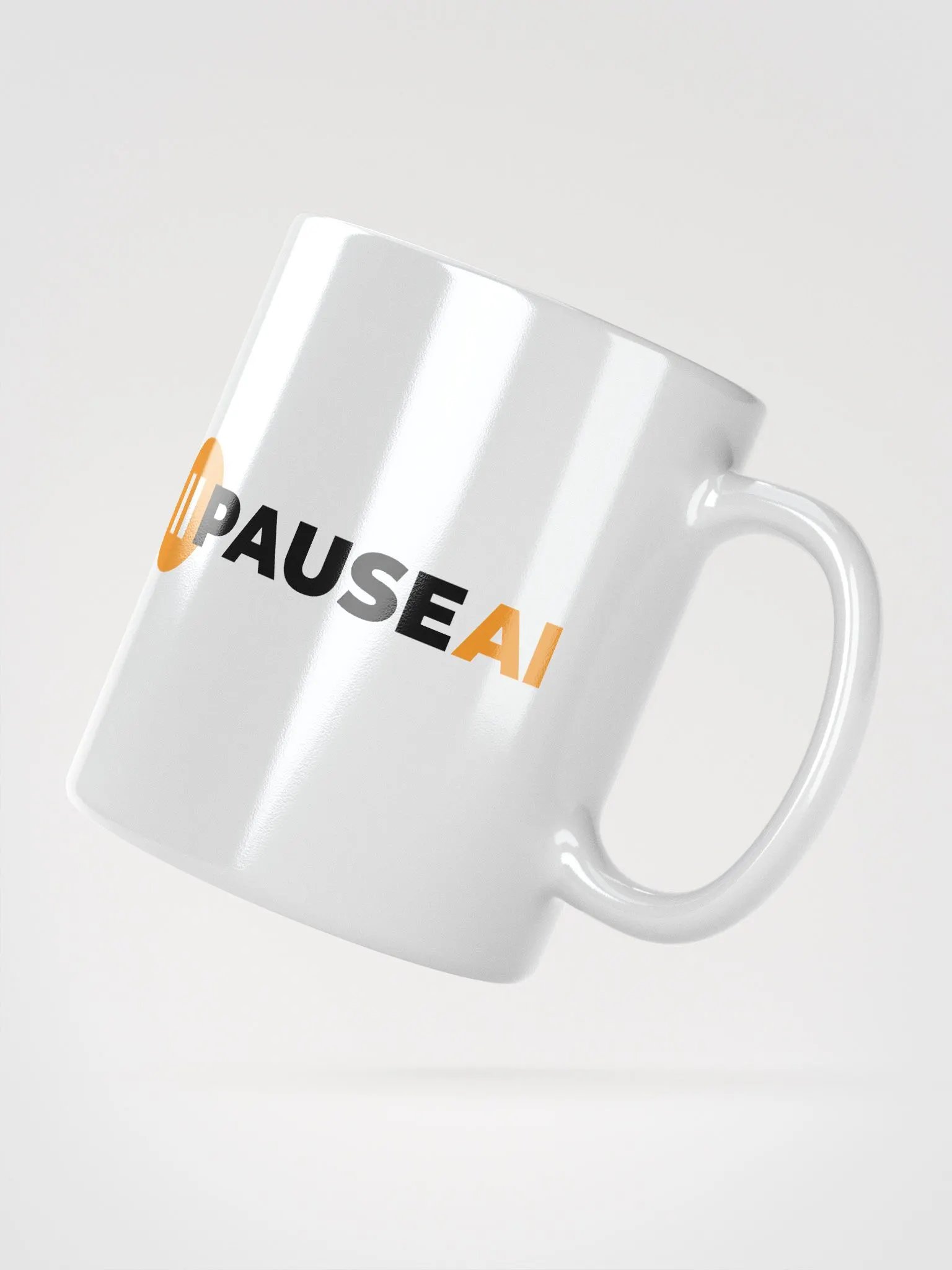 White Ceramic PauseAI Mug product image (4)