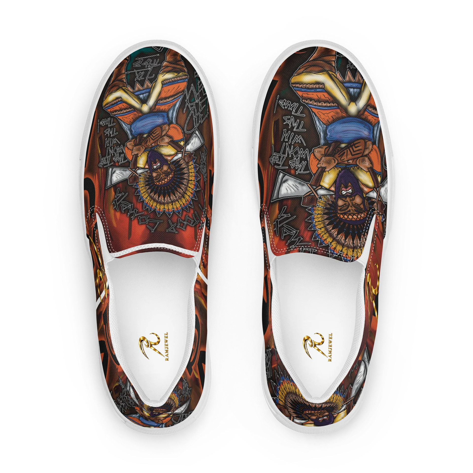Gad Flame Slip-On Canvas Shoes M1 product image (1)