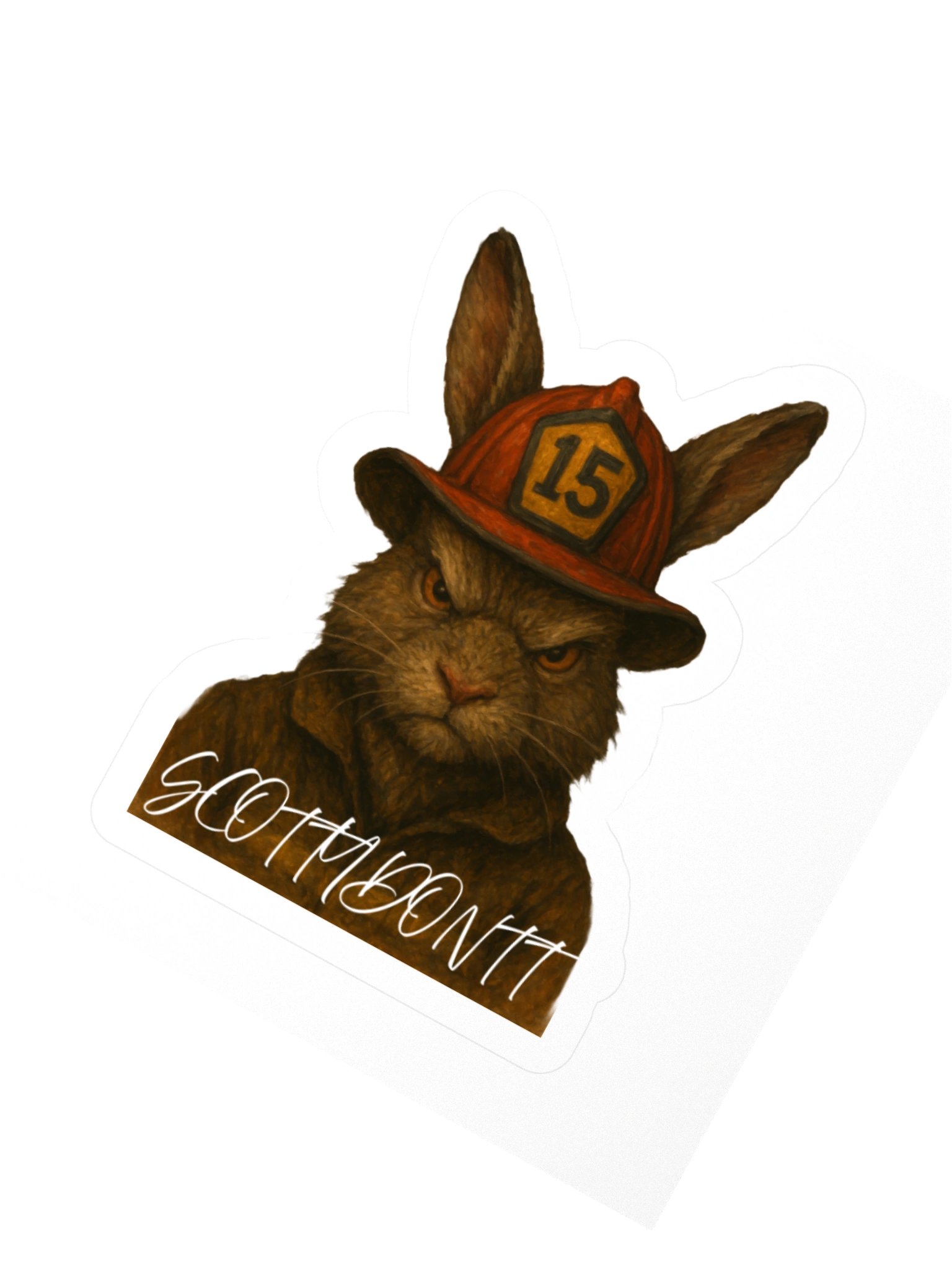 Troubled Rabbit Stickers product image (4)