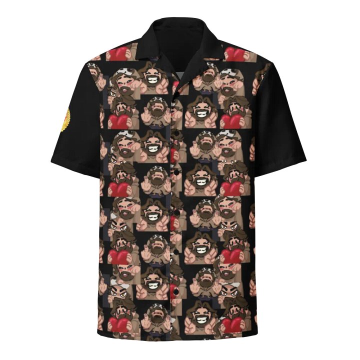 CWxGAMES – Emote All-Over Button-Up product image (1)