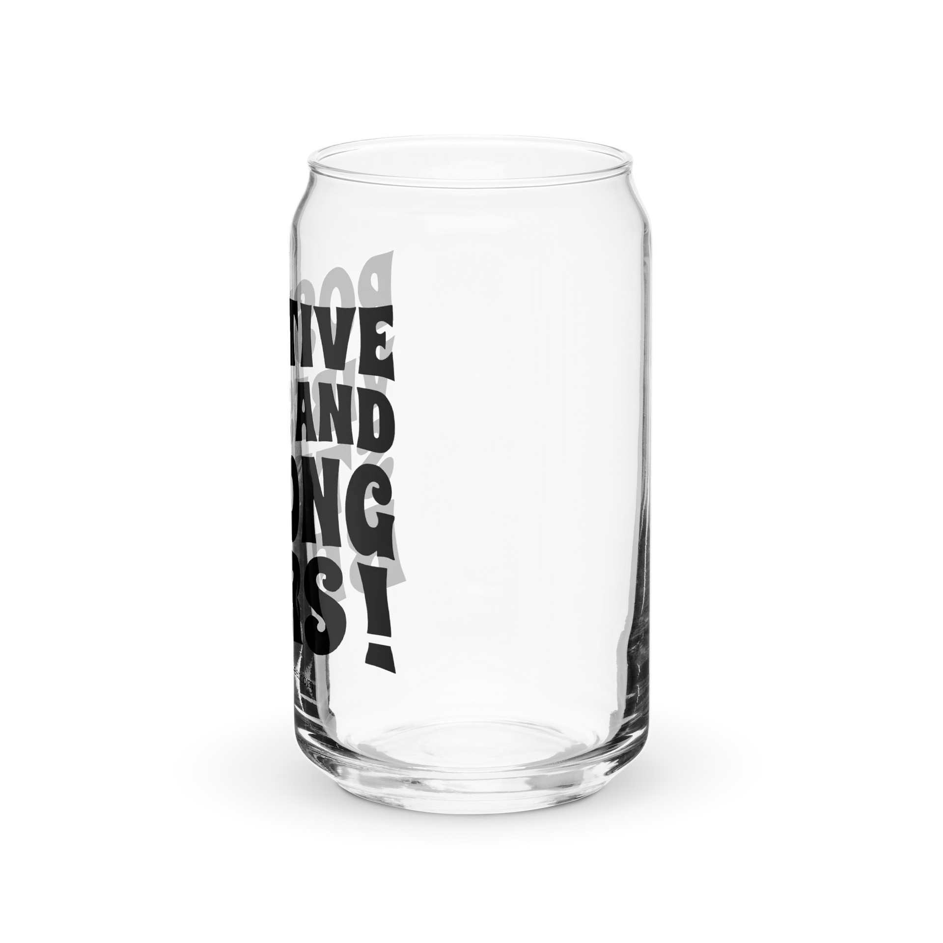 Positive Vibes & Strong Beers Can-Shaped Pint Glass product image (3)