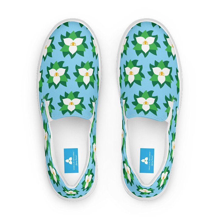 Trilliumnaire™ Full-Flower Men's Slip-On Canvas Shoes product image (2)