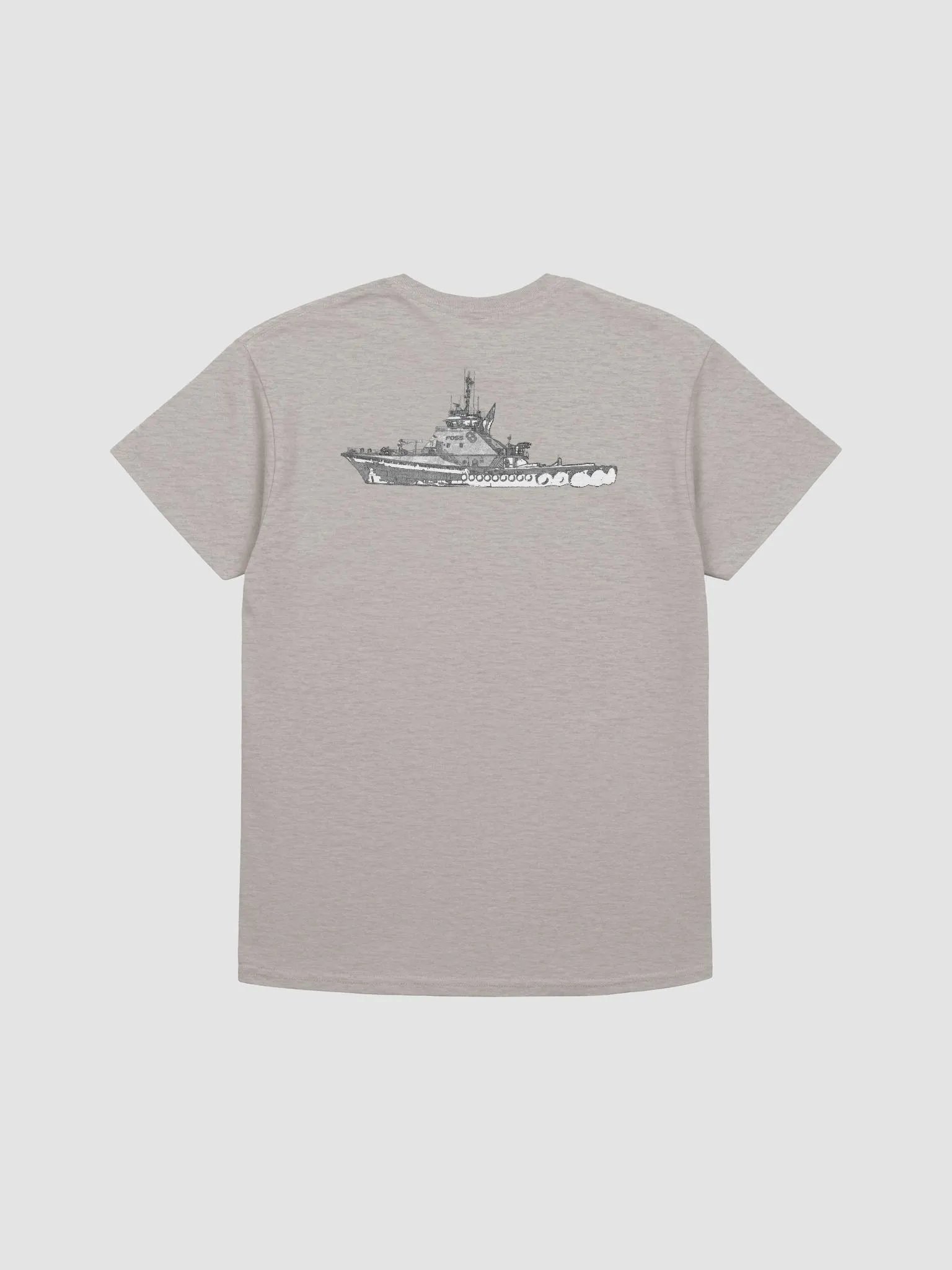 Foss Tug Sketch – Maritime Workwear | Twin Anchor Apparel Short Sleeve Tee Linehand Line product image (45)