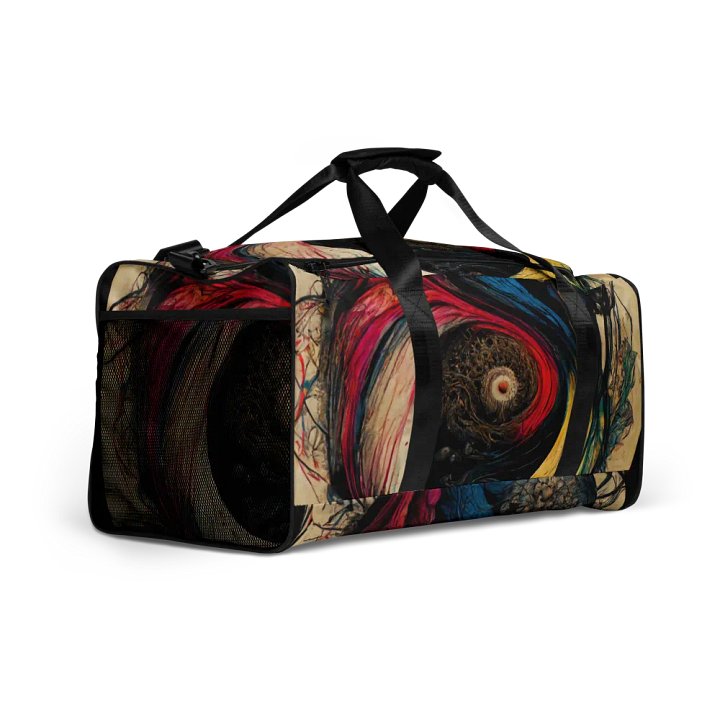 Vibrant Yin-Yang Swirl All-Over Duffle Bag product image (2)