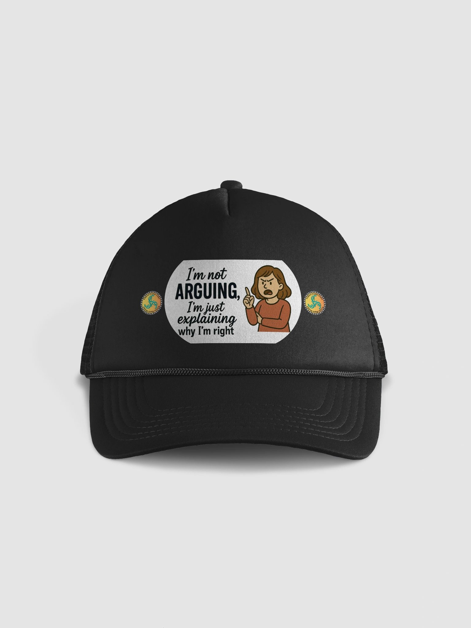 I'm not Arguing (Female) Valucap Foam Trucker Hat product image (1)