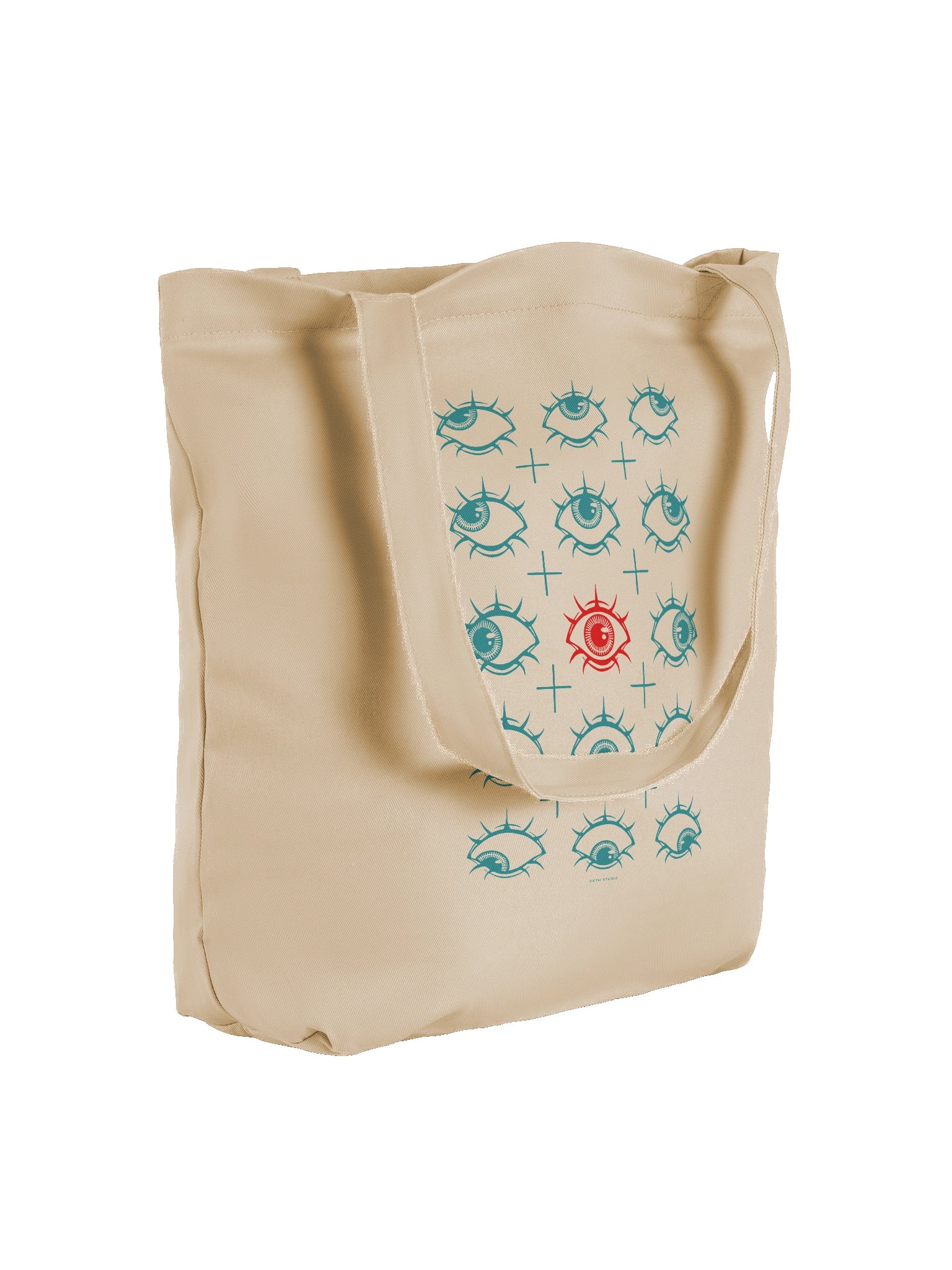 Watching (red/blue colourway) Totebag product image (4)