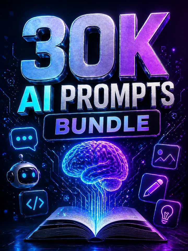 30K AI Prompts Bundle product image (1)