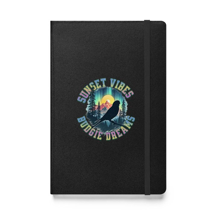 Sunset Vibes Budgie Dreams Hardcover Notebook product image (1)