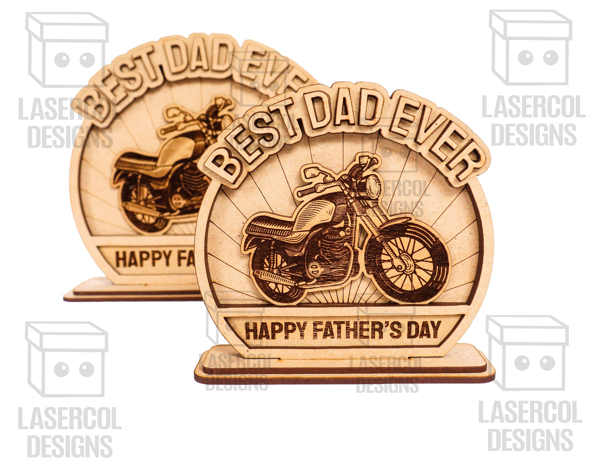 Father's Day Gift Plaque Bundle (Set 1-2) - Laser Cut Files product image (6)