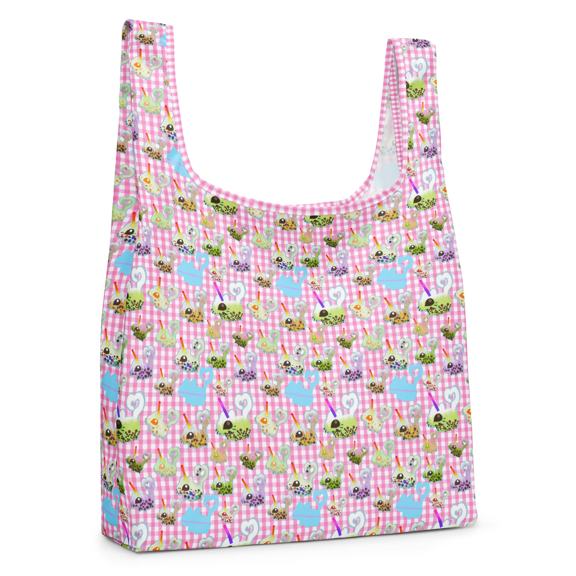 boba vanny pattern reusable shopping bag product image (5)
