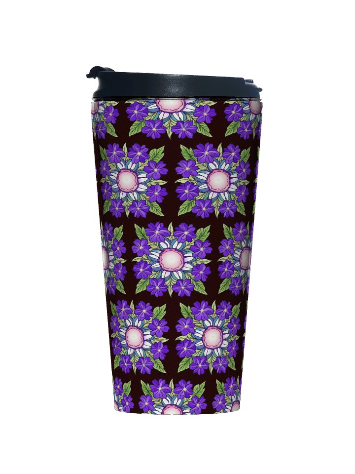 Celestial Petalwheel Mandala - Stainless Steel Travel Mug product image (1)