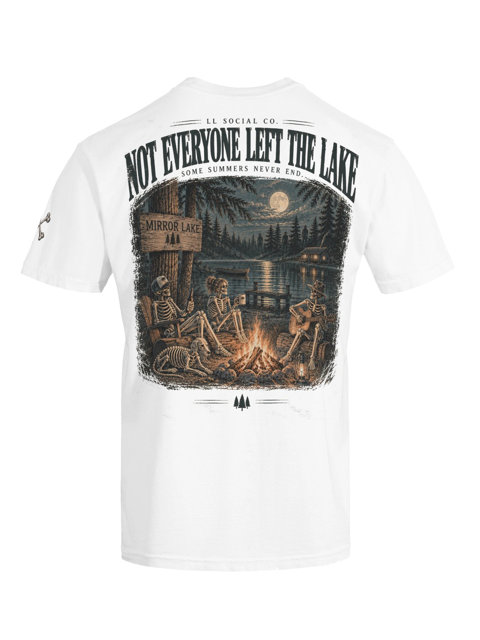 Not Everyone Left the Lake Comfort Colors Tee — Coastal Skellie Edit product image (7)