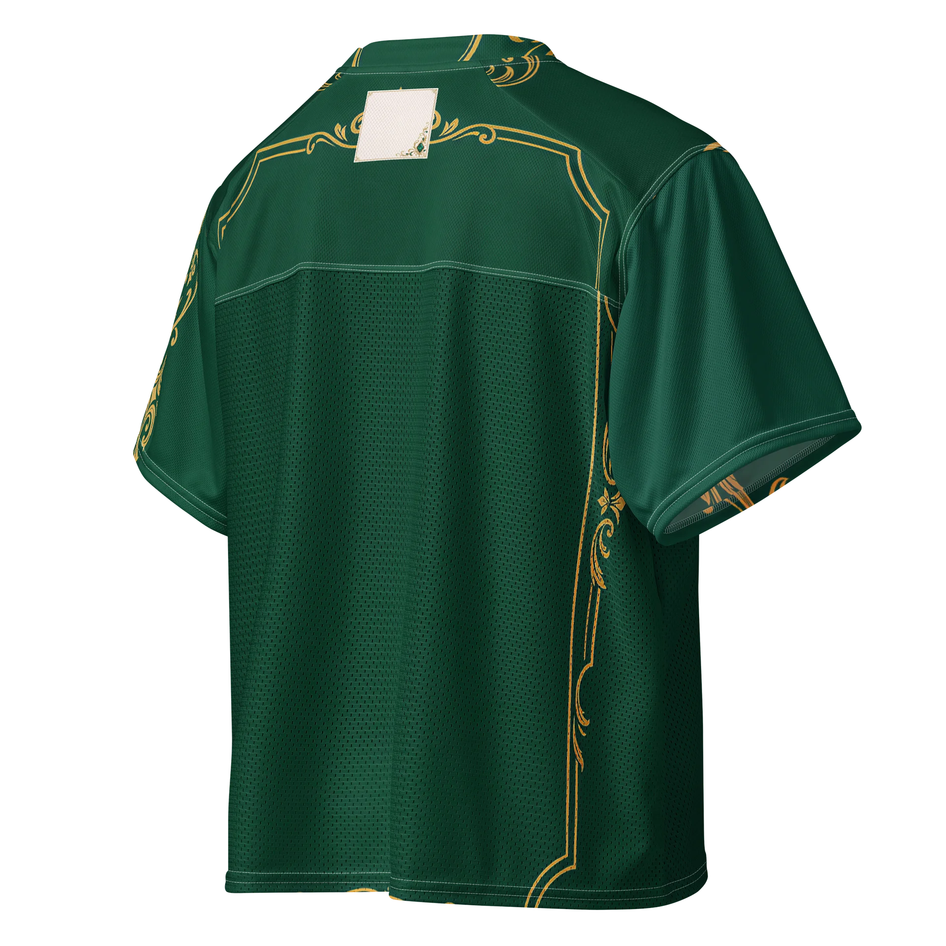 Emerald Green & Gold Soccer Jersey | Royal Heritage Football Shirt | Premium World Cup 2026 Jersey product image (4)
