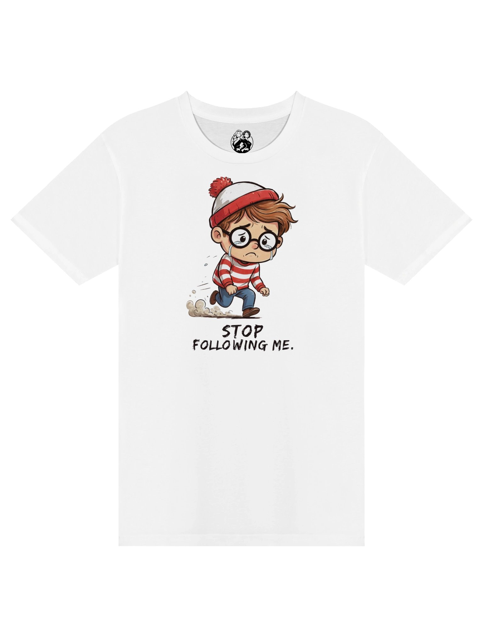 Stop Following Me Cartoon Tee product image (2)