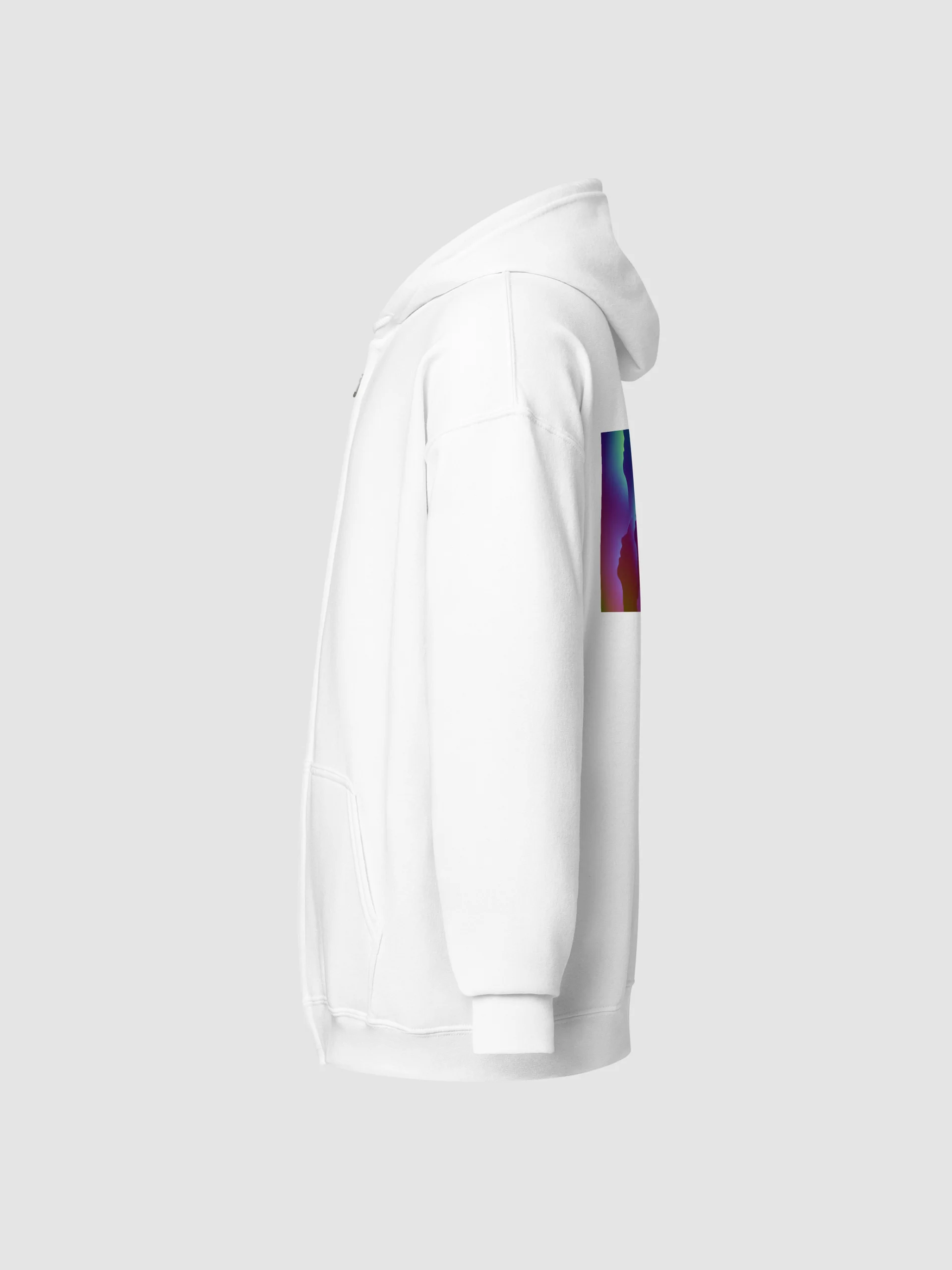 Spectrum Zip Hoodie (White) product image (4)