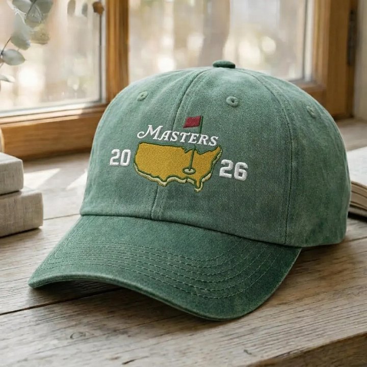 2026 Masters Em Hot Premium Green Golf Hat - Rare Embroidered Luxury Dad Cap | Augusta National Collection product image (1)