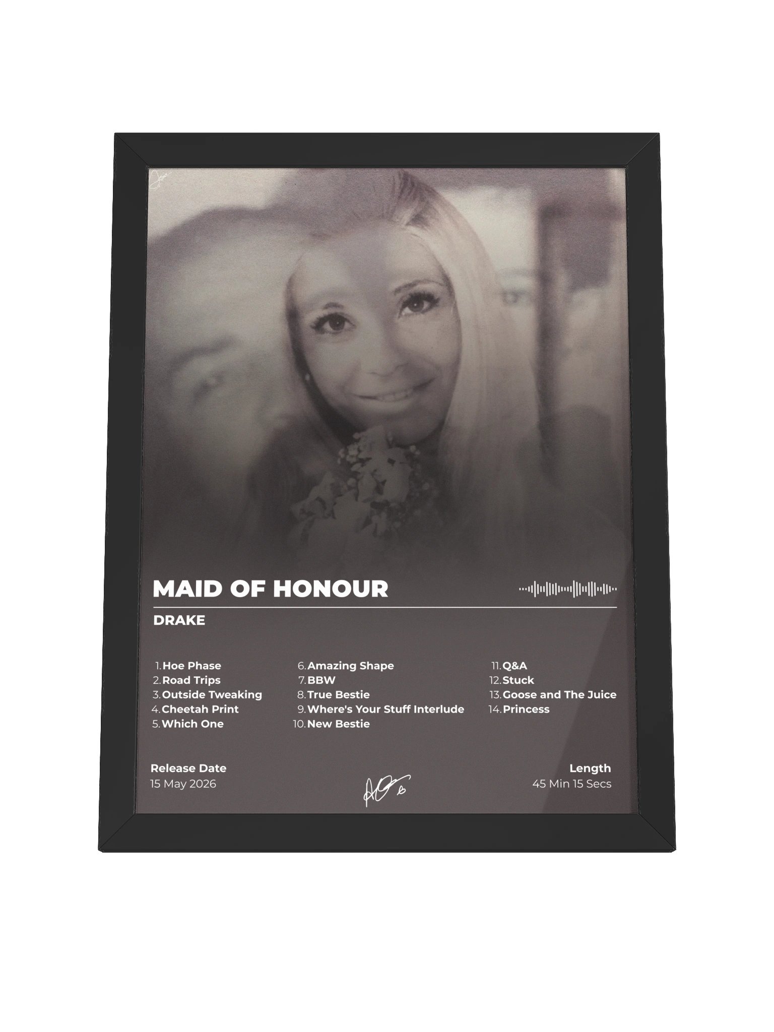 MAID OF HONOUR Drake Framed Poster product image (7)