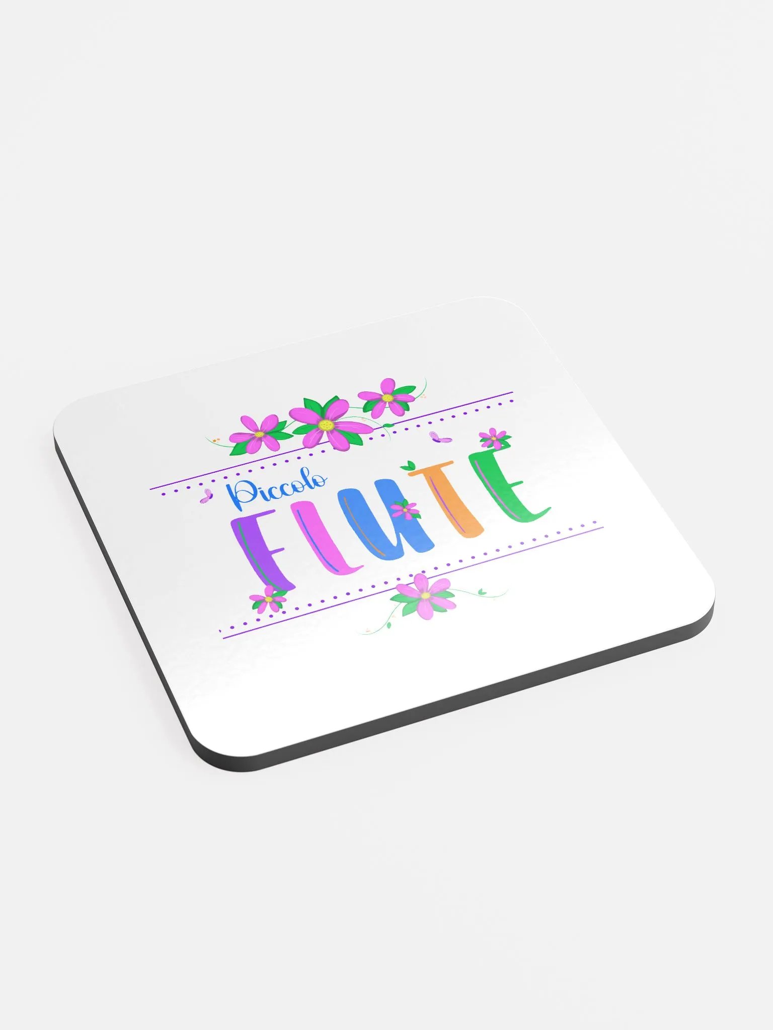 Floral Flute Coaster - Piccolo product image (2)