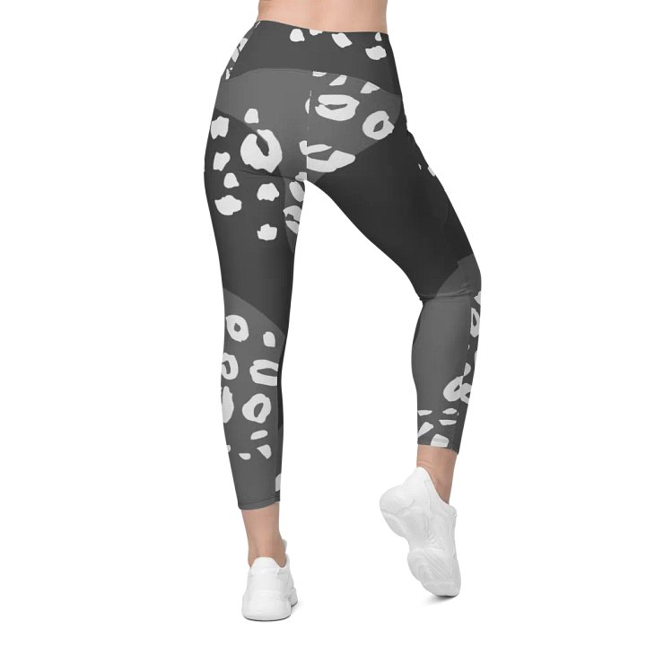 Grey Organic Flow All-Over Leggings product image (2)