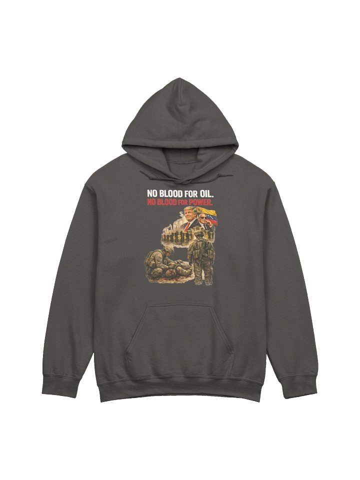 No Blood for Oil & Power Hoodie product image (1)