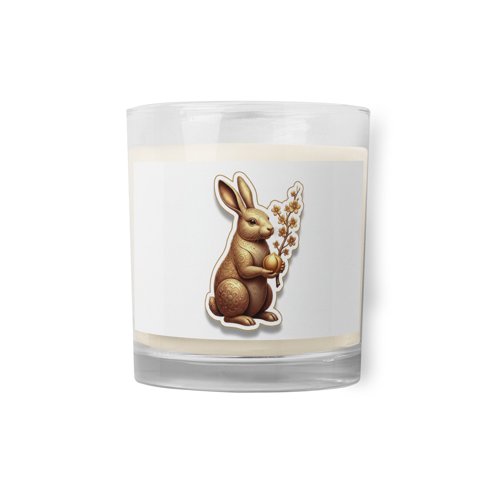​🐇 Bougie "Sérénité Lapin" : Douceur & Chance product image (1)