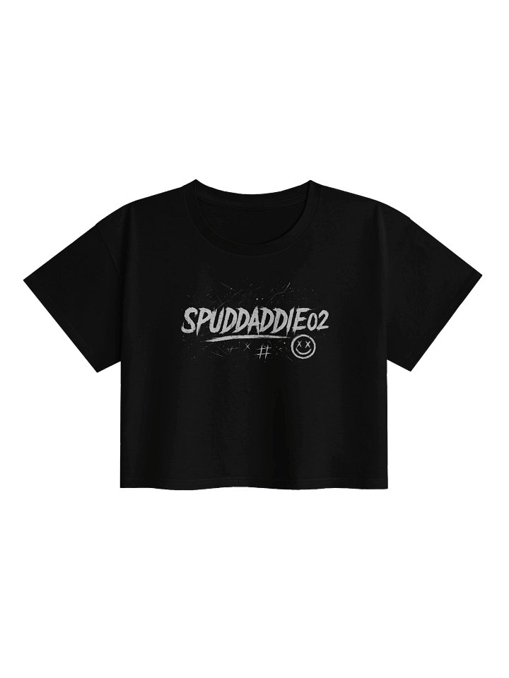 SpudDaddie02 // Blackout Curse Crop Tee product image (1)