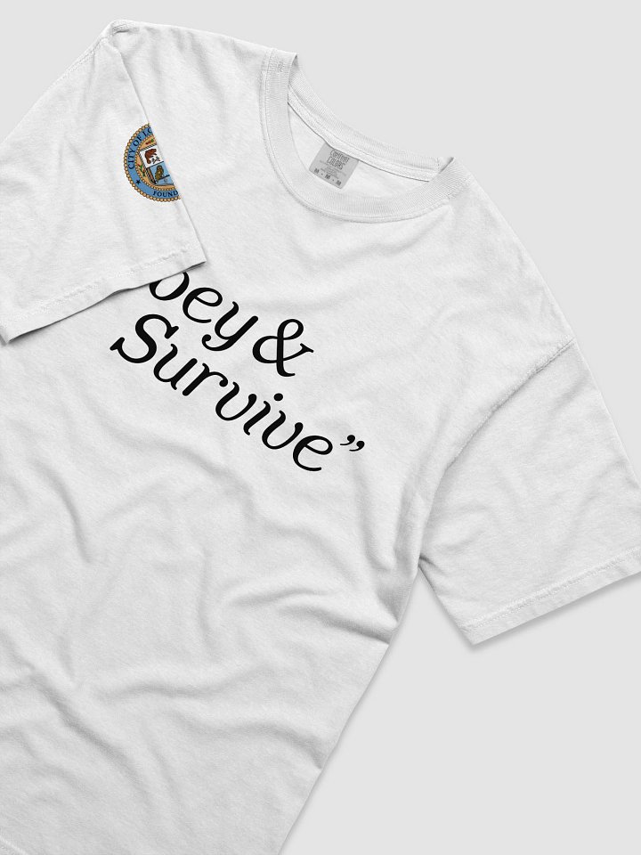 Obey & Survive Tee (white) product image (2)