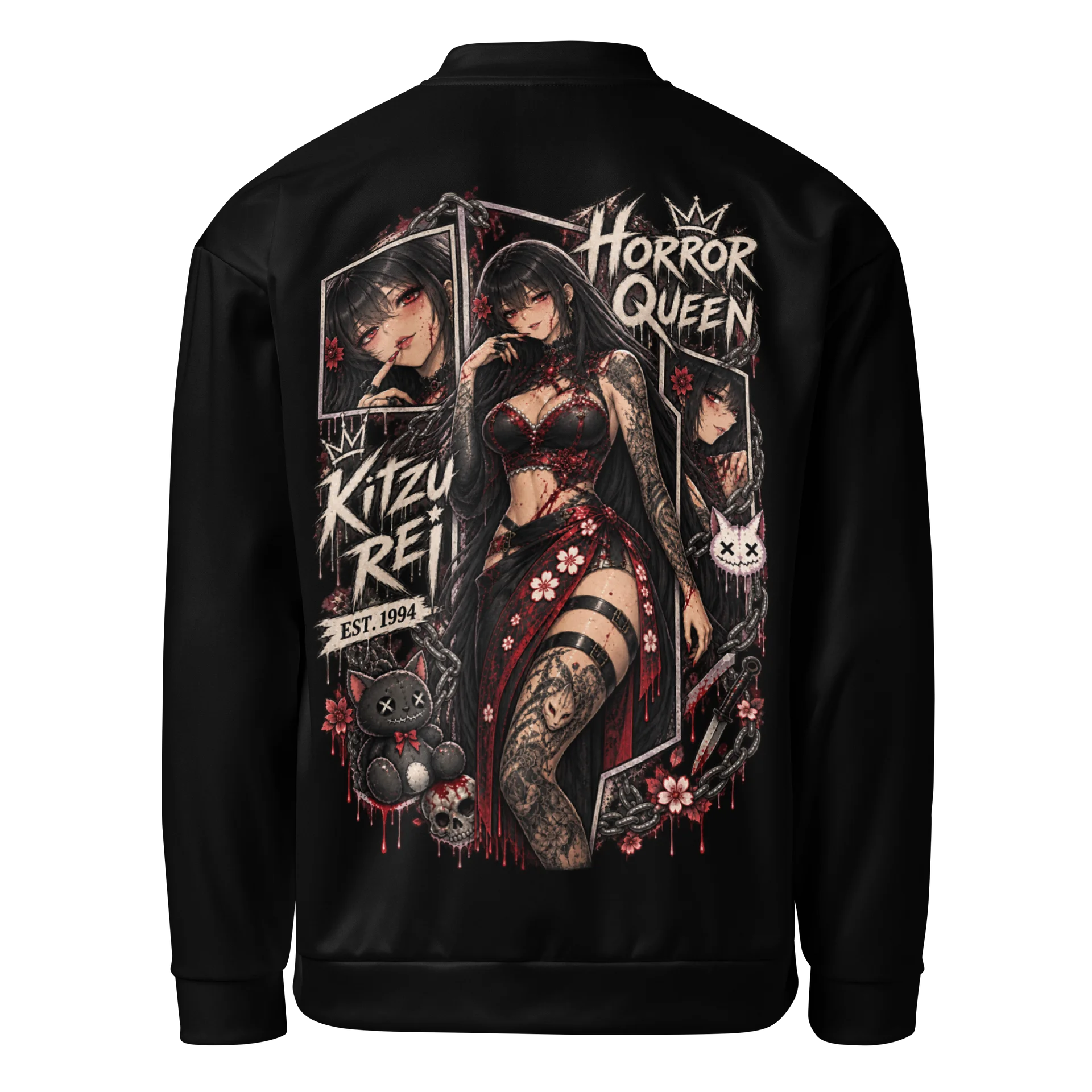KITZUR Gothic Logo Bomber Jacket product image (2)
